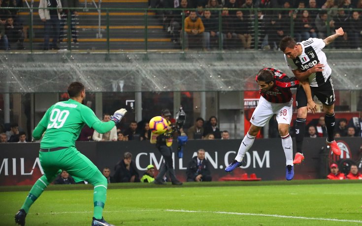 Манджукич с юбилеен гол за Юве на 