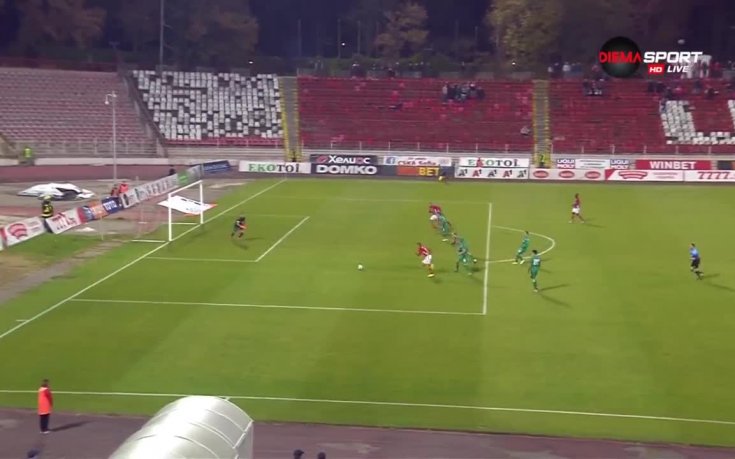 Голът на Кирил Десподов за ЦСКА срещу Витоша