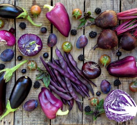 Пурпурните продукти дават енергия сила и великолепно настроение през есента твърдят