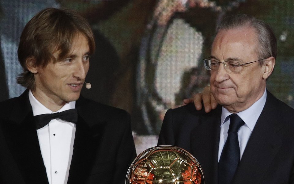 Миналогодишният победител в битката за &bdquo;Златната топка&ldquo; Лука Модрич не