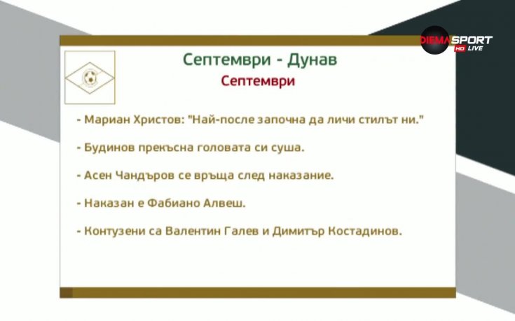 Септември vs Дунав: Кой кого ще надхитри?
