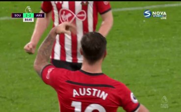 Саутхемптън попари Арсенал в самия край