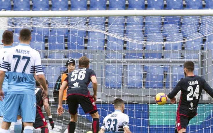 Лацио надви Каляри в Серия А (видео)