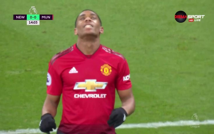 Нюкасъл - Манчестър Юнайтед 0:0 /първо полувреме/