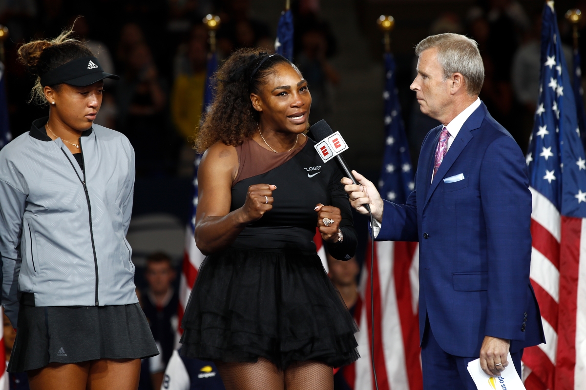 Серина Уилямс и нейният костюм на злополучния финал на US Open. 