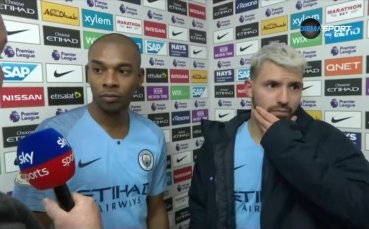 Агуеро: Топката първо ме удари в тялото и след това в ръката