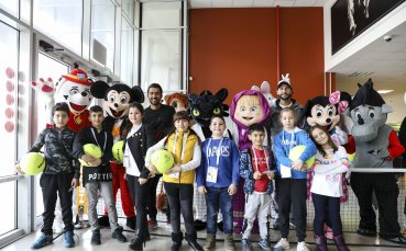 Децата на Дарко Тасевски се забавляваха на Sofia Open
