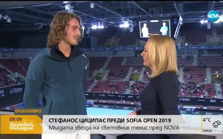 Стефанос Циципас за Sofia Open, сувлакито и социалните мрежи