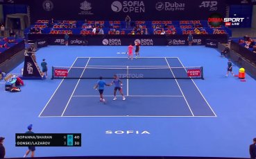 Алекс Лазаров/Алекс Донски - Бопана/Шаран 3:6, 1:6 /репортаж/