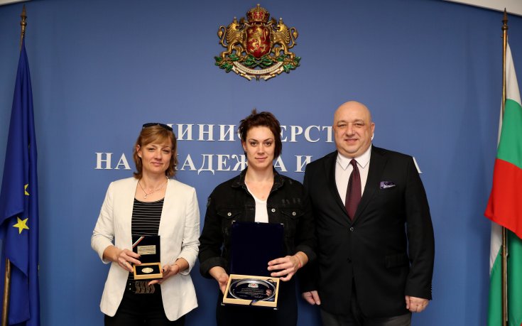 Кралев награди европейската шампионка Мавродиева