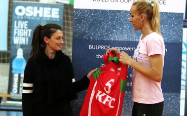Тони Зетова и Радо Стойчев уважиха Мача на звездите на Volley Mania