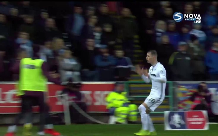 Суонси - Манчестър Сити 2:0 /първо полувреме/