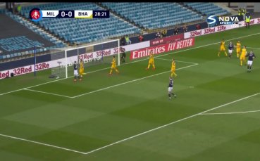 Милуол - Брайтън 0:0 /първо полувреме/