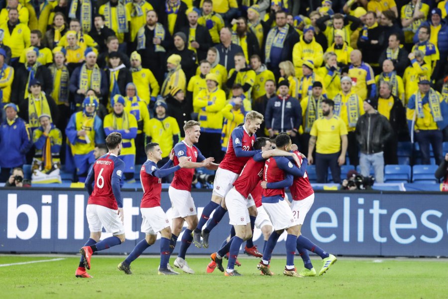 Норвегия Швеция Евро2020 2019 март1