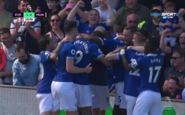 Отборът на Евертън материализира по добрата си игра срещу Манчестър Юнайтед