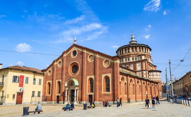  Манастира Санта Мария деле Грацие в Милано 