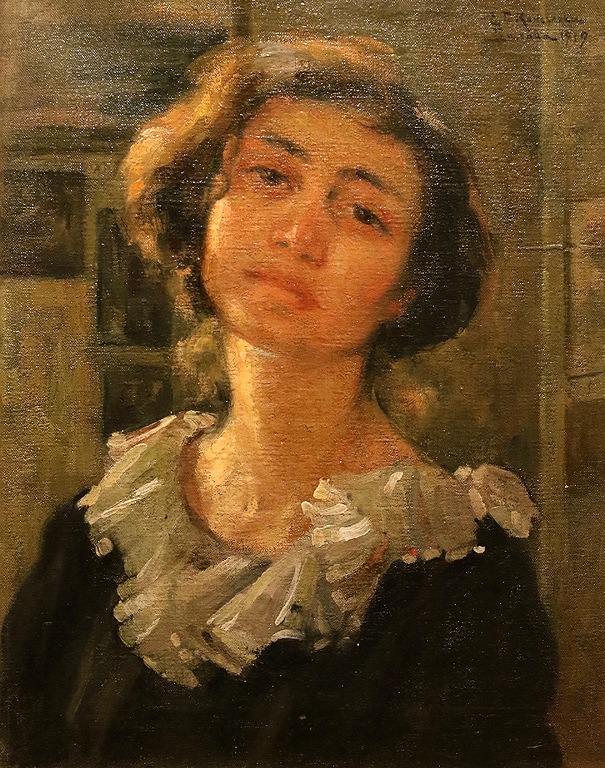 Елисавета Консулова - Вазова Автопортрет 1919г.