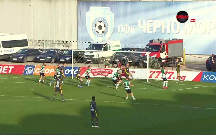 Черно море - Лудогорец 1:1 /първо полувреме/