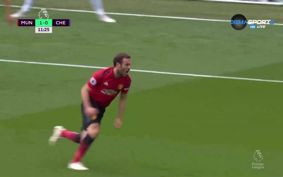 Манчестър Юнайтед материализира първоначалния си натиск в домакинството срещу Челси