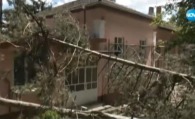 Ураганен вятър нанесе щети в Северна България