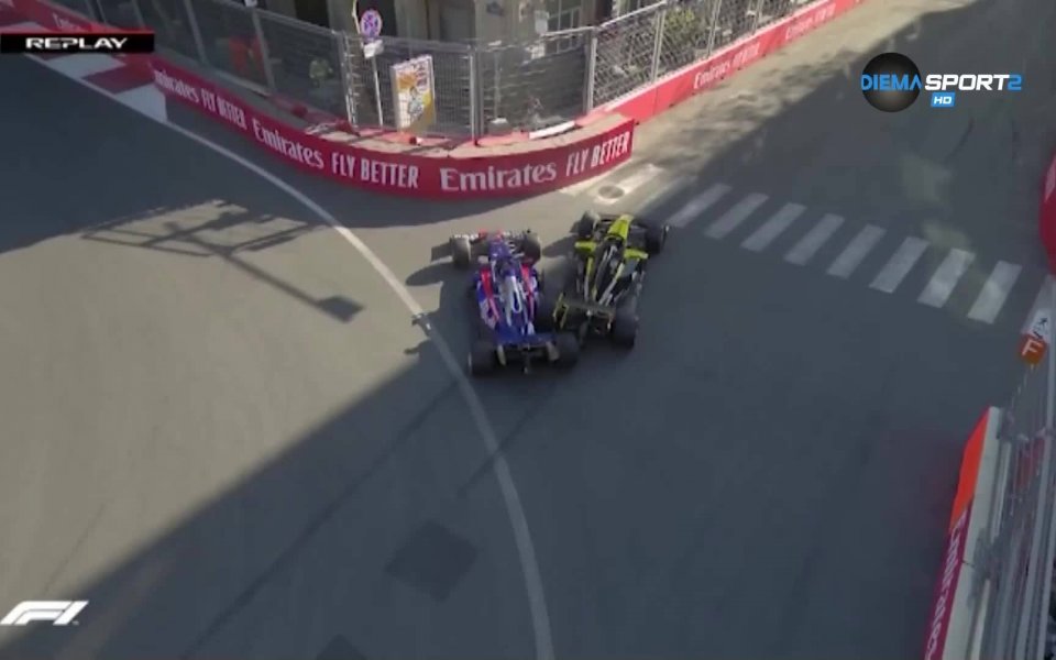 Един от най-куриозните моменти в Гран При на Азербайджан бе