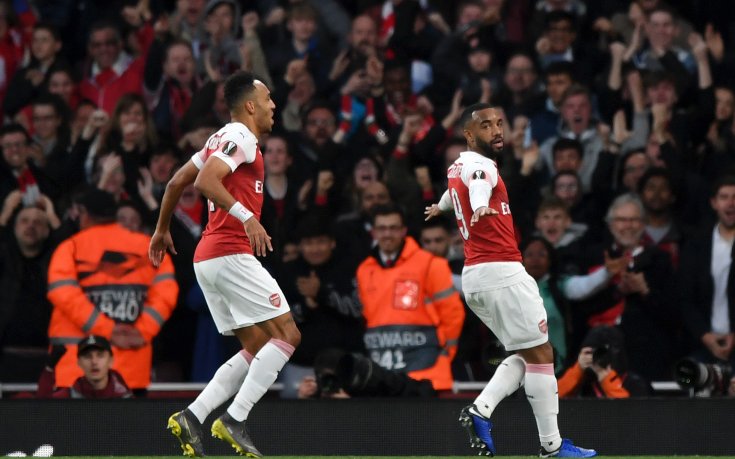 Оба-Оба и Лаказет засилиха Арсенал към финала в Лига Европа