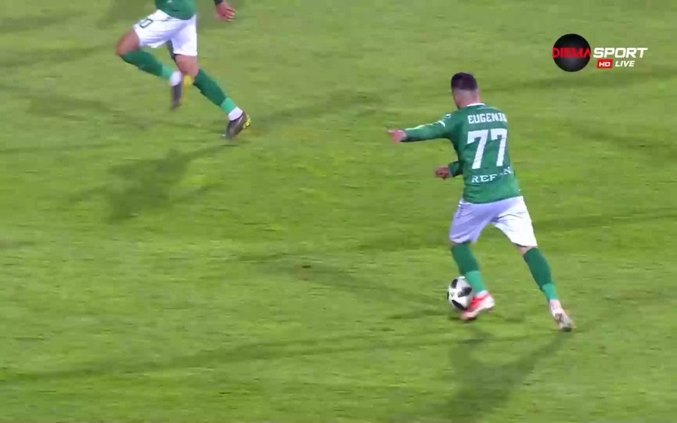 Отборът на Берое стигна до първия гол в мача срещу