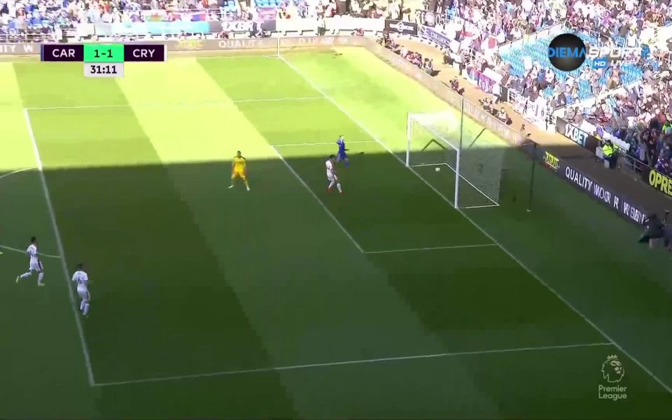 Кардиф стигна до изравняването в двубоя срещу Кристъл Палас, който