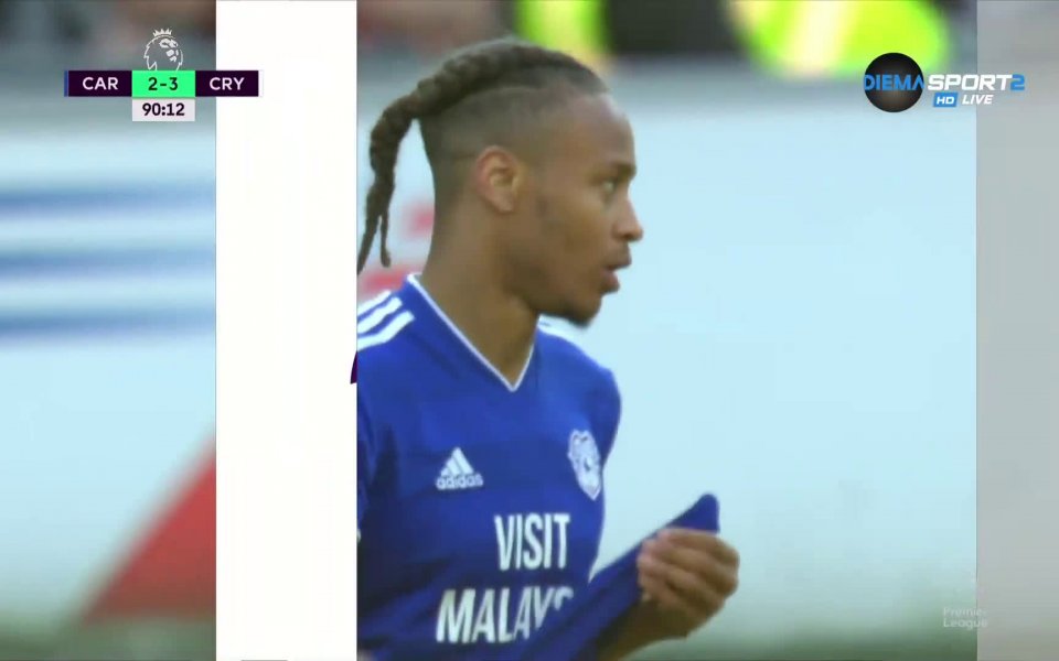 Боби Рийд върна Кардиф в двубоя с Кристъл Палас, след