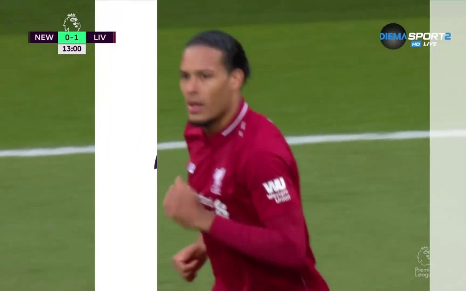 Ливърпул откри резултата при визитата си на Нюкасъл в 13-ата