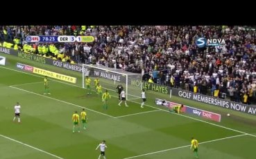 Отборът на Дарби Каунти се класира за плейофите за влизане