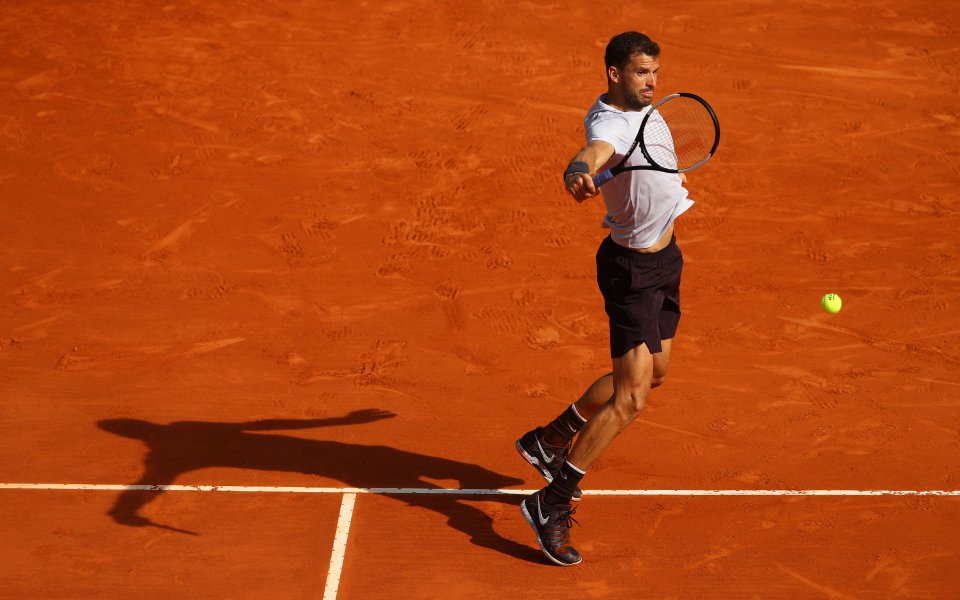 Най-добрият български тенисист Григор Димитров стартира следобед участието си на