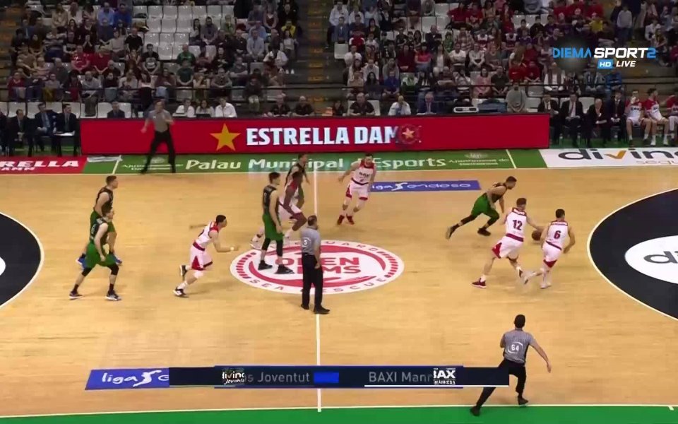 Отборът на Ховентут победи Манреса с 86:70 точки в среща