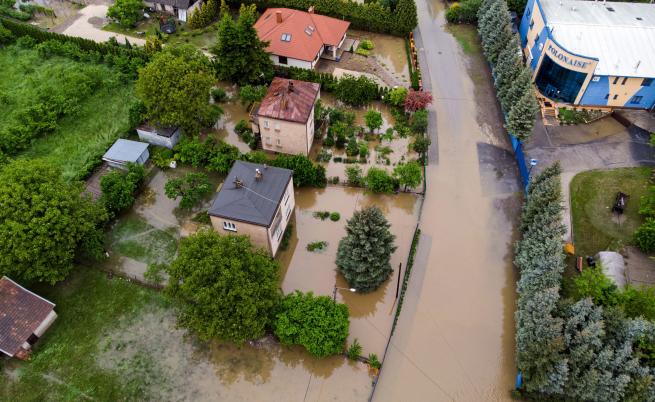 Наводнения в Полша, залети села, евакуирани