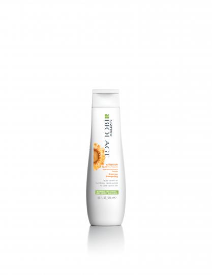 <p><strong><u>BIOLAGE SUNSORIALS</u></strong></p>

<p><em>Точно както кожата, косата може да се увреди под влиянието на слънчевите лъчи. Вредните UVA and UVB лъчи проникват в косъма, могат да го изсветлят за кратко и са причина за накъсване на връхчетата и загуба на блясък за дълго.&nbsp; Sunsorials е</em> <em>една от най-харесваните серии на </em><em>Biolage</em><em> и съдържа слънцезащитни продукти, които възстановяват косата, като я хидратират, без да утежняват.</em></p>

<p><strong>Biolage Sunsorials шампоан за след слънце</strong></p>

<p>Шампоанът със слънцезащита Biolage Sunsorials почиства косата, изложена на слънце, морска вода и хлор. Възстановява овлажняването в косъма. След употреба на шампоан Sunsorials косата е лесна за разресване, блестяща и мека.</p>