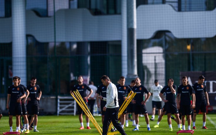 Националите на България с последна тренировка преди Косово