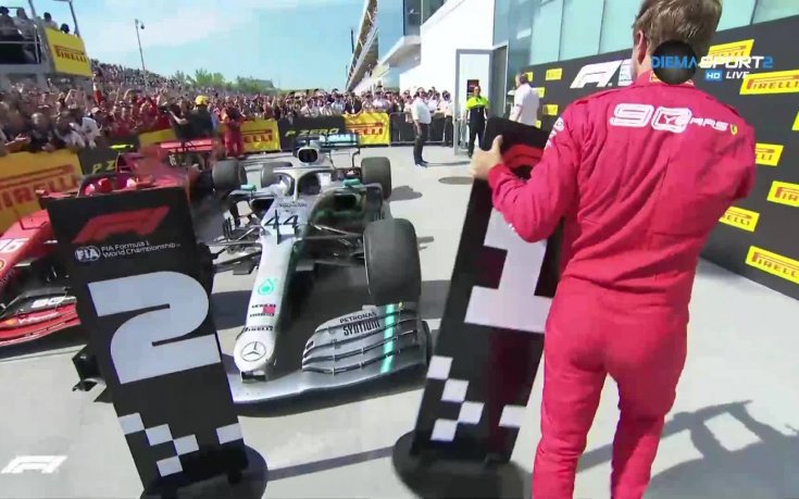 Дръзкият протест на Фетел след Гран При на Канада