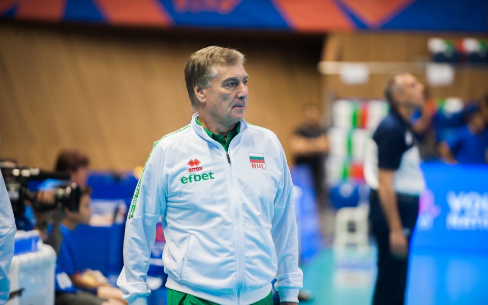 Селекционерът на националния отбор на България по волейбол Силвано Пранди