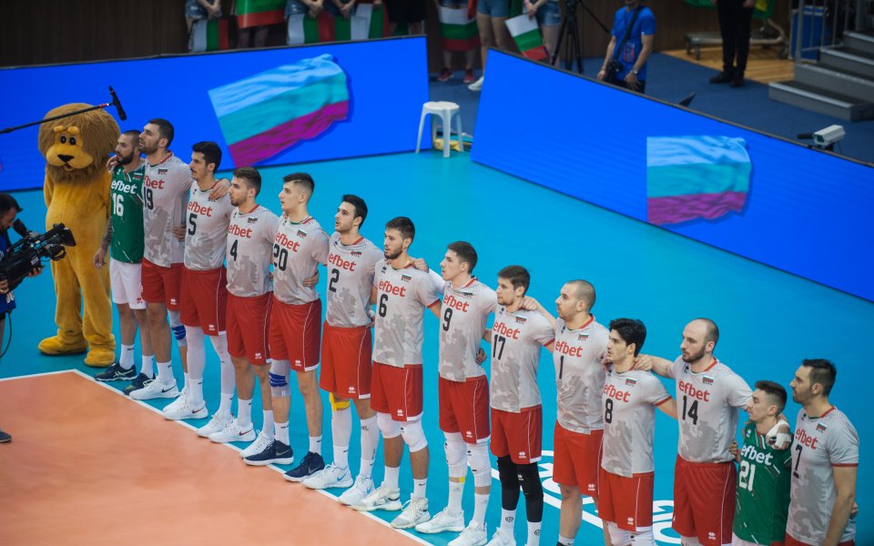 Националният тим на България по волейбол за мъже загуби с