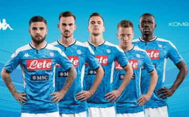 Италианският Наполи официално представи новите си домакински екипи за предстоящия