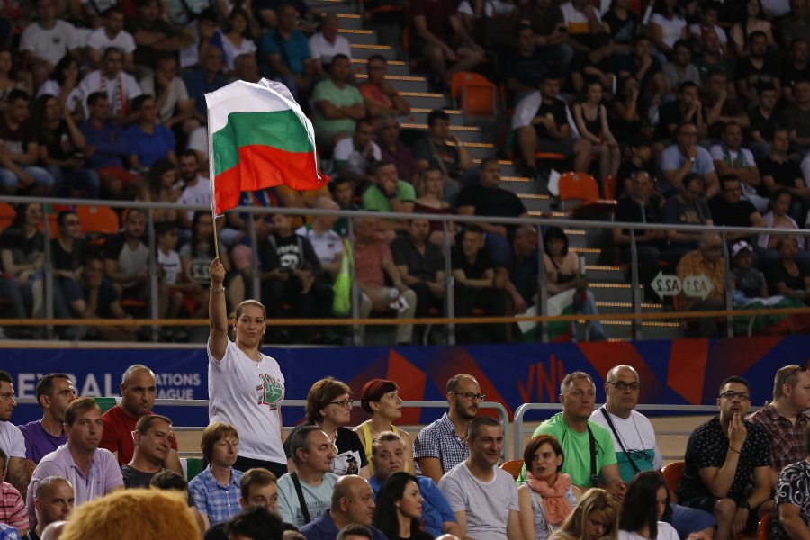 България САЩ волейбол Лига нациите 2019 юни Пловдив1
