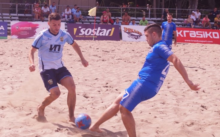 39 гола в първите 4 мача от държавното първенство по плажен футбол
