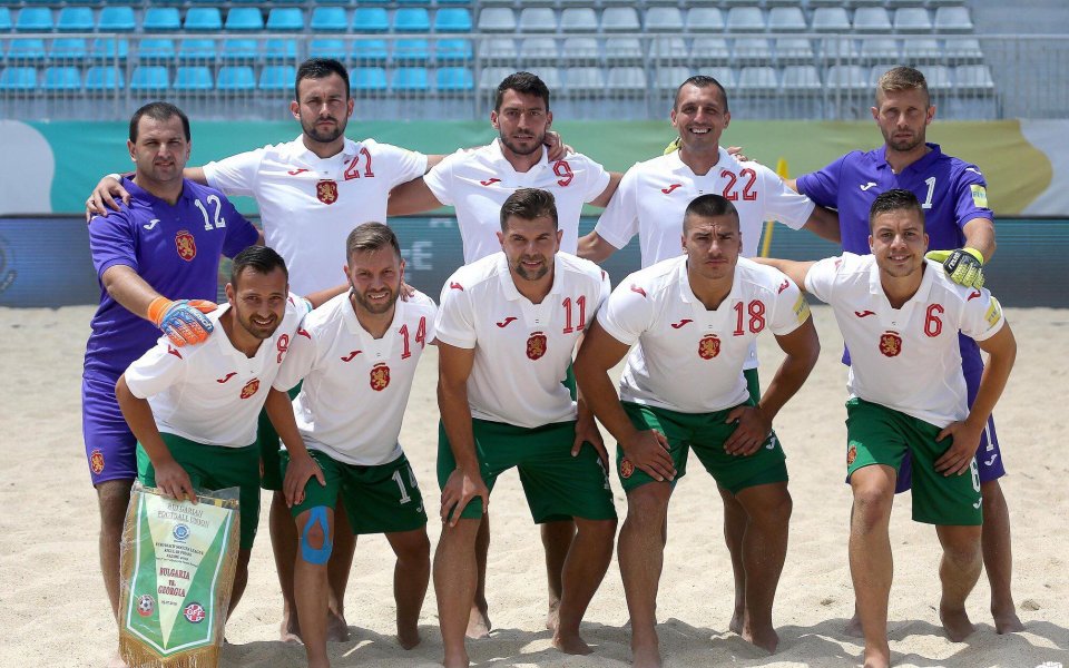 Националите по плажен футбол загубиха с 3:4 от Грузия на старта на ЕВРОлигата