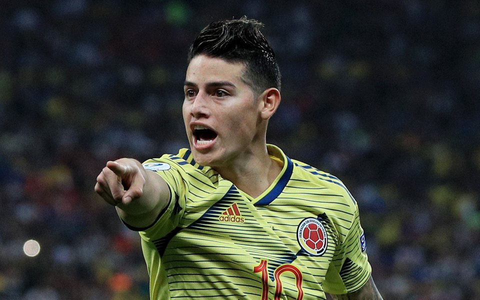 Хамес се контузи, няма да играе за Колумбия