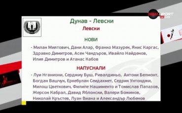 Дунав Русе приема Левски в първи двубой от първия кръг