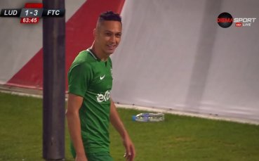 Полузащитникът на Лудогорец Марселиньо прие с иронична усмивка решението на Стойчо Стоев да го замени