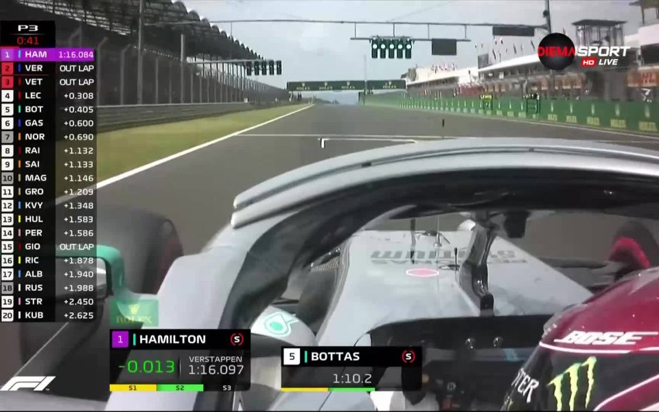 Пилотът на Мерцедес и актуален световен шампион във Формула 1