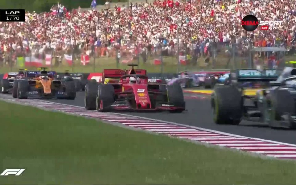 Стартът в Унгария бе прекалено агресивен от страна на пилотите