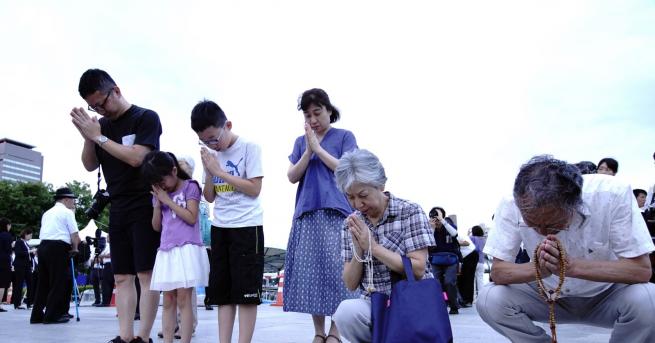 Свят Япония отбелязва 74 години от атомната бомбардировка над Хирошима