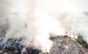  Спрян е пожарът в Свищов, сметището обгази на километри 
